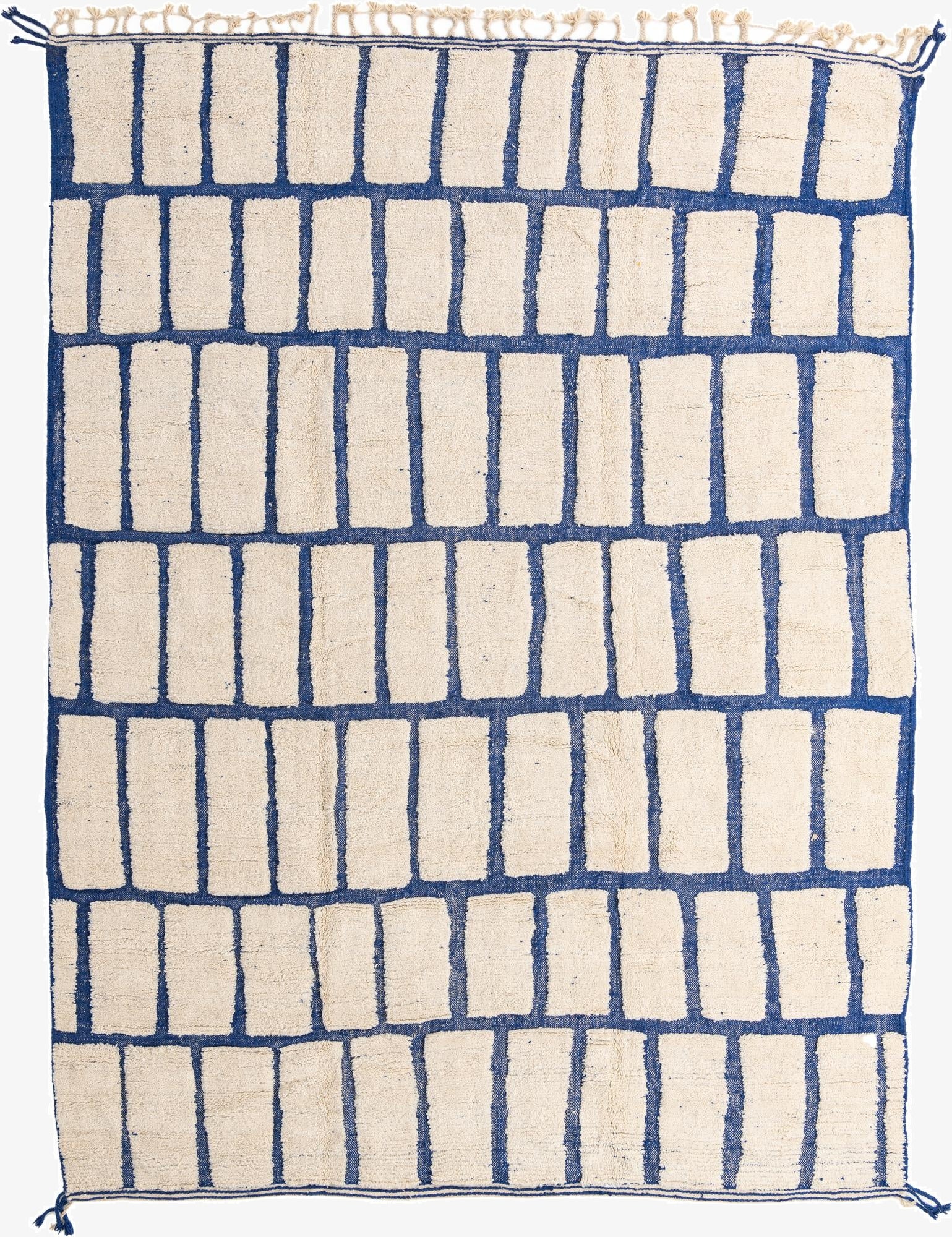 10' 5 x 14' 6  Hand Knotted Moroccan Wool Rug