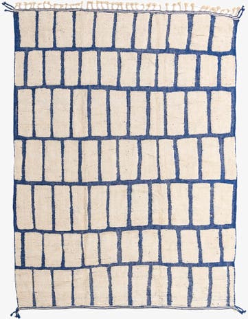 10' 5 x 14' 6 Hand Knotted Moroccan Wool Rug