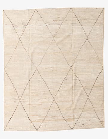 8' 5 x 10' 3 Hand Knotted Moroccan Wool Rug