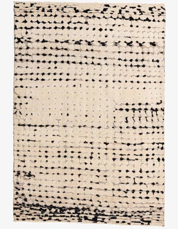 5' 8 x 8' 4 Hand Knotted Moroccan Wool Rug