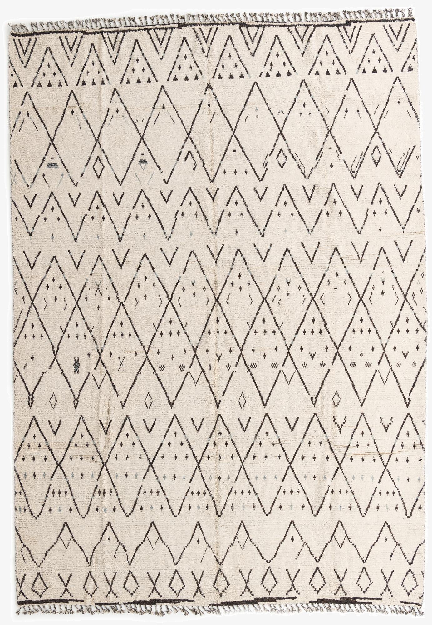 10' 2 x 14' 3  Hand Knotted Moroccan Wool Rug