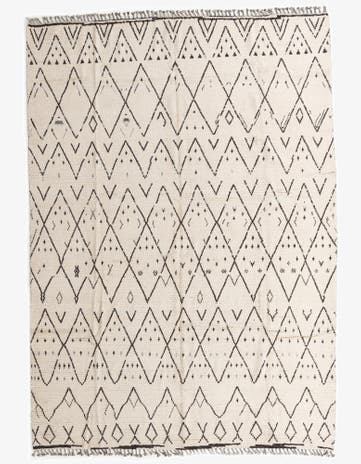 10' 2 x 14' 3 Hand Knotted Moroccan Wool Rug
