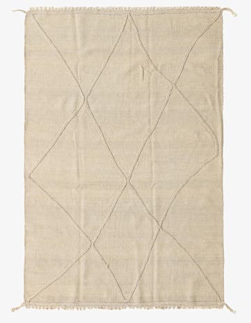 4' 2 x 6' 1 Hand Knotted Moroccan Wool Rug