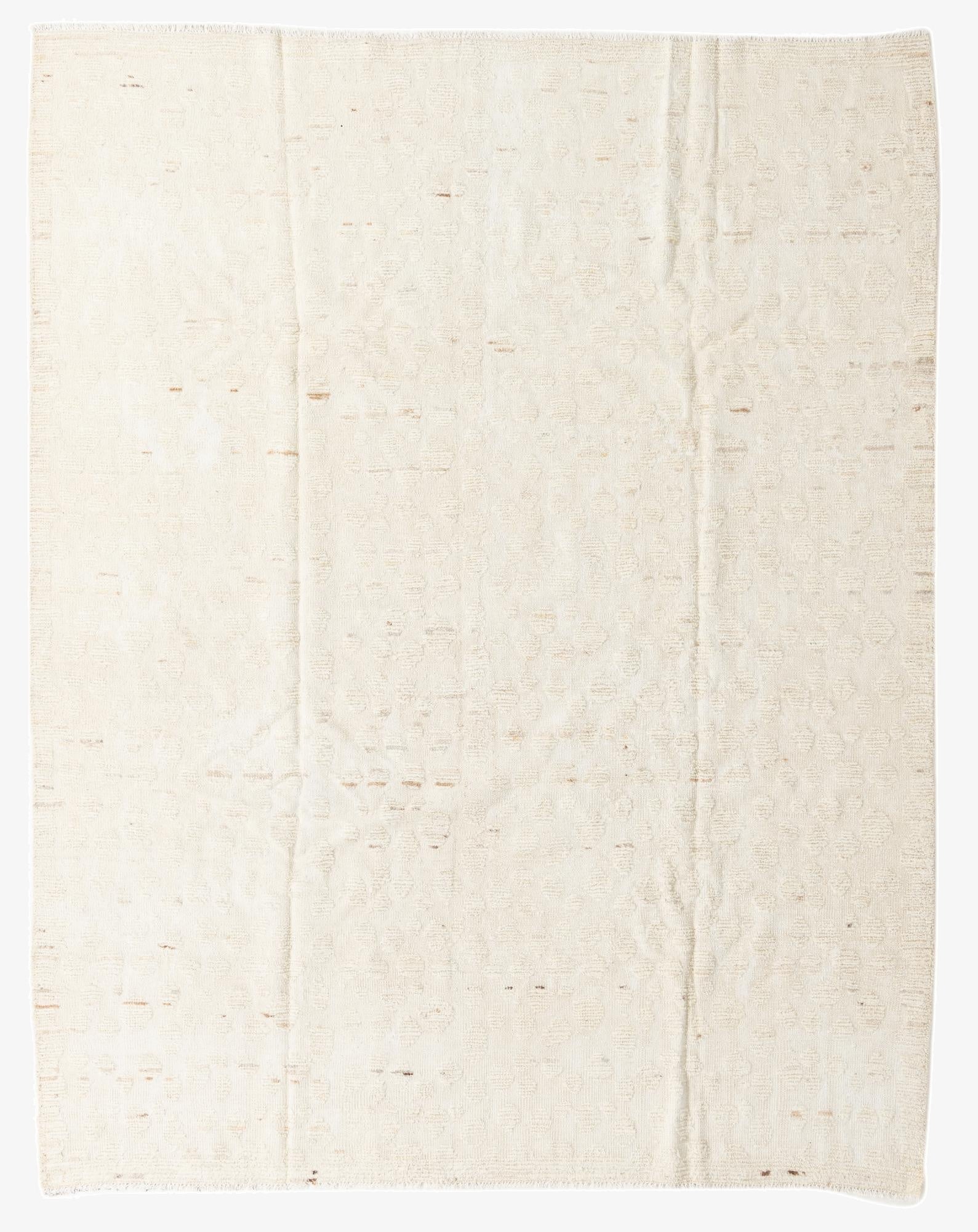 8' 1 x 10' 3  Hand Knotted Moroccan Wool Rug