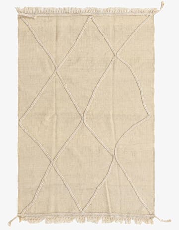 3' 6 x 5' 1 Hand Knotted Moroccan Wool Rug