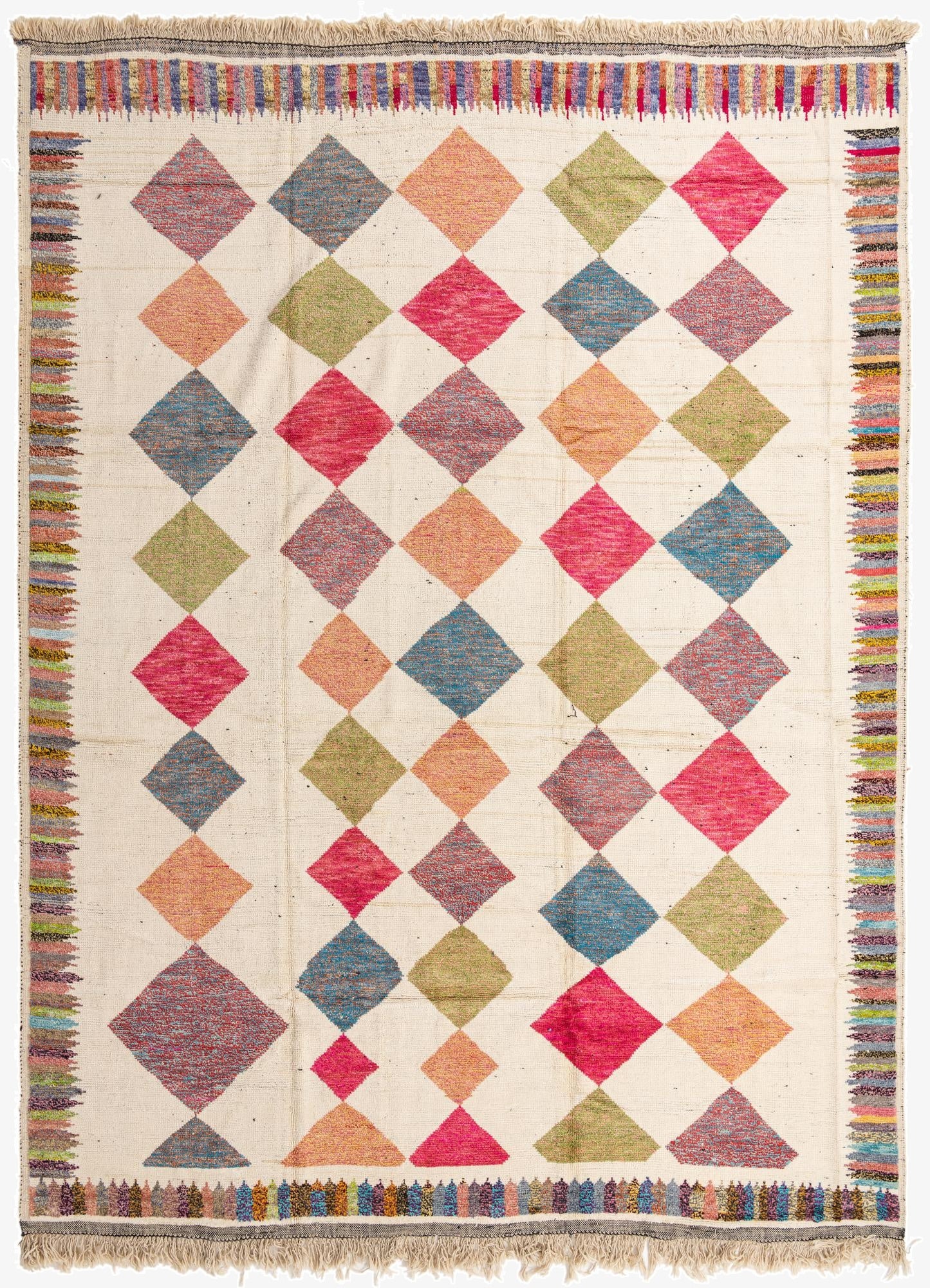 12' x 15' 9  Hand Knotted Moroccan Wool Rug