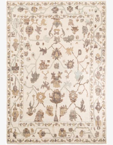8' 8 x 12' 1 Hand Knotted Moroccan Wool Rug