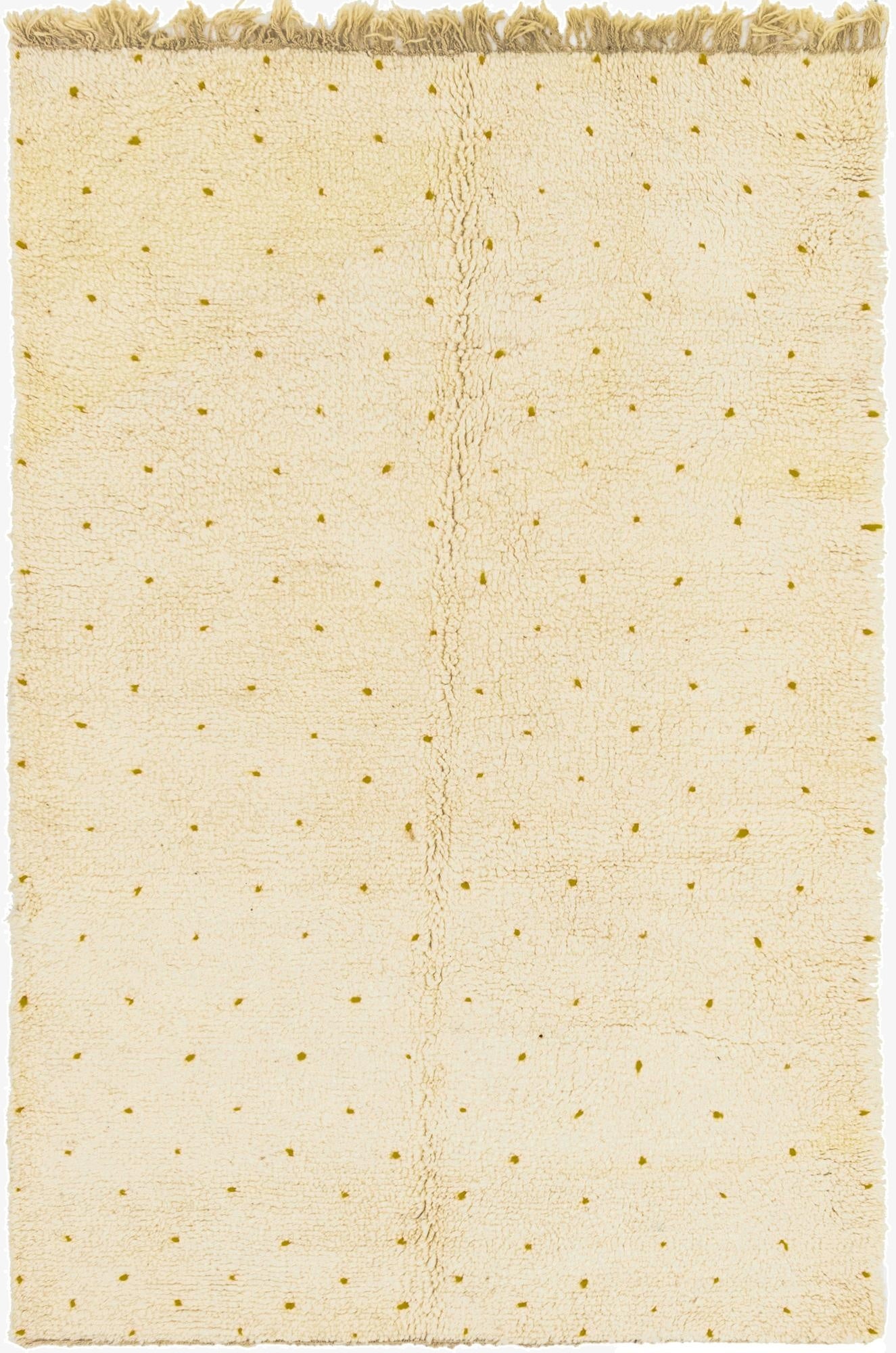 5' 2 x 8'  Hand Knotted Moroccan Wool Rug