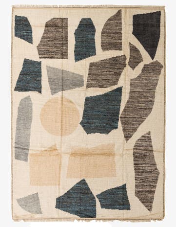 10' 3 x 12' 6 Hand Knotted Moroccan Wool Rug