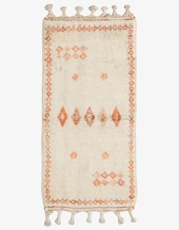 2' 4 x 4' 10 Hand Knotted Moroccan Wool Rug