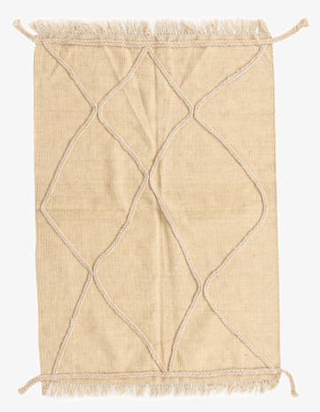 3' 5 x 4' 11 Hand Knotted Moroccan Wool Rug