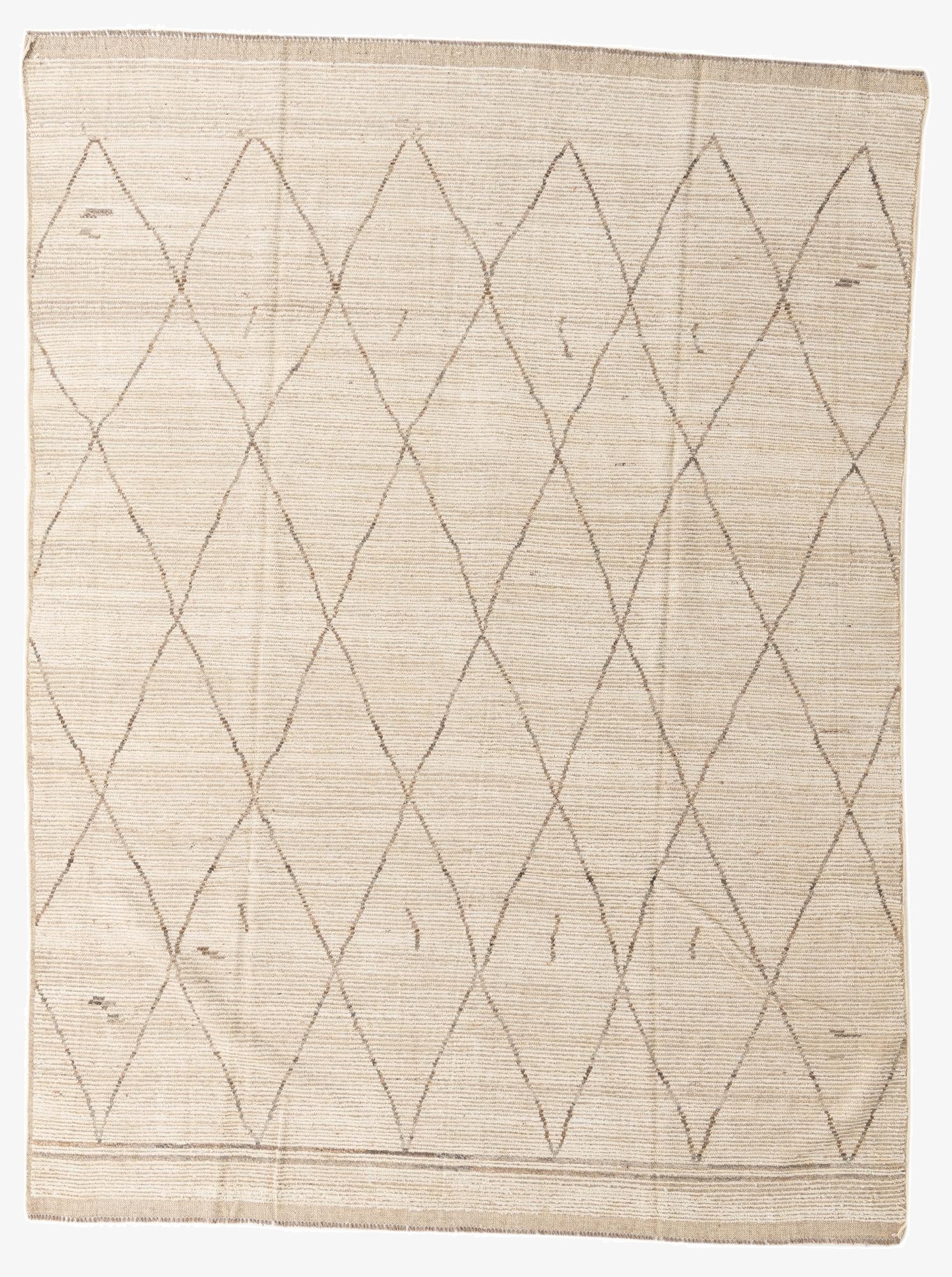 7' 9 x 10' 7  Hand Knotted Moroccan Wool Rug