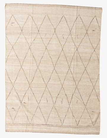 7' 9 x 10' 7 Hand Knotted Moroccan Wool Rug