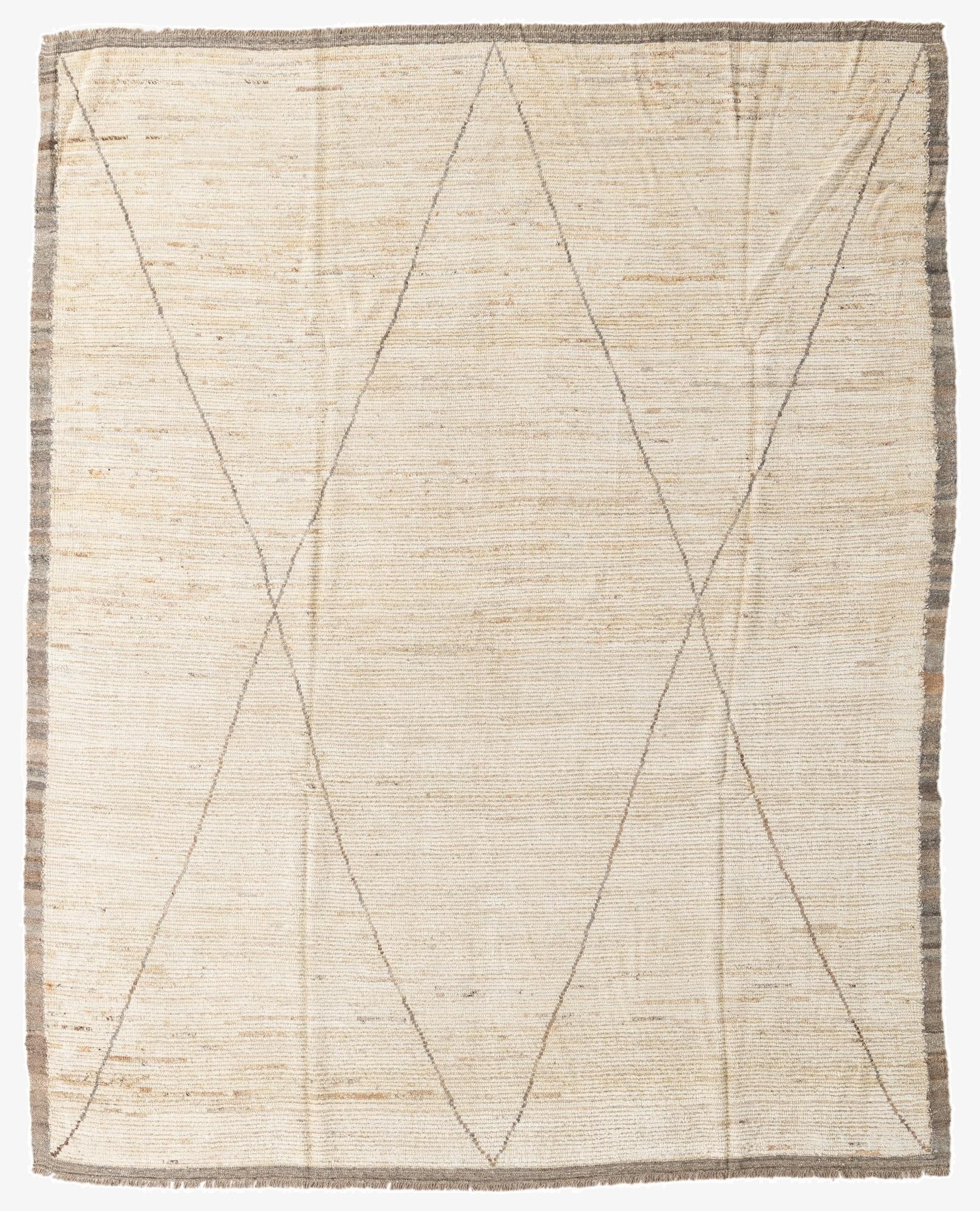 Primary image 8' 1 x 10' 2  Hand Knotted Moroccan Wool Rug