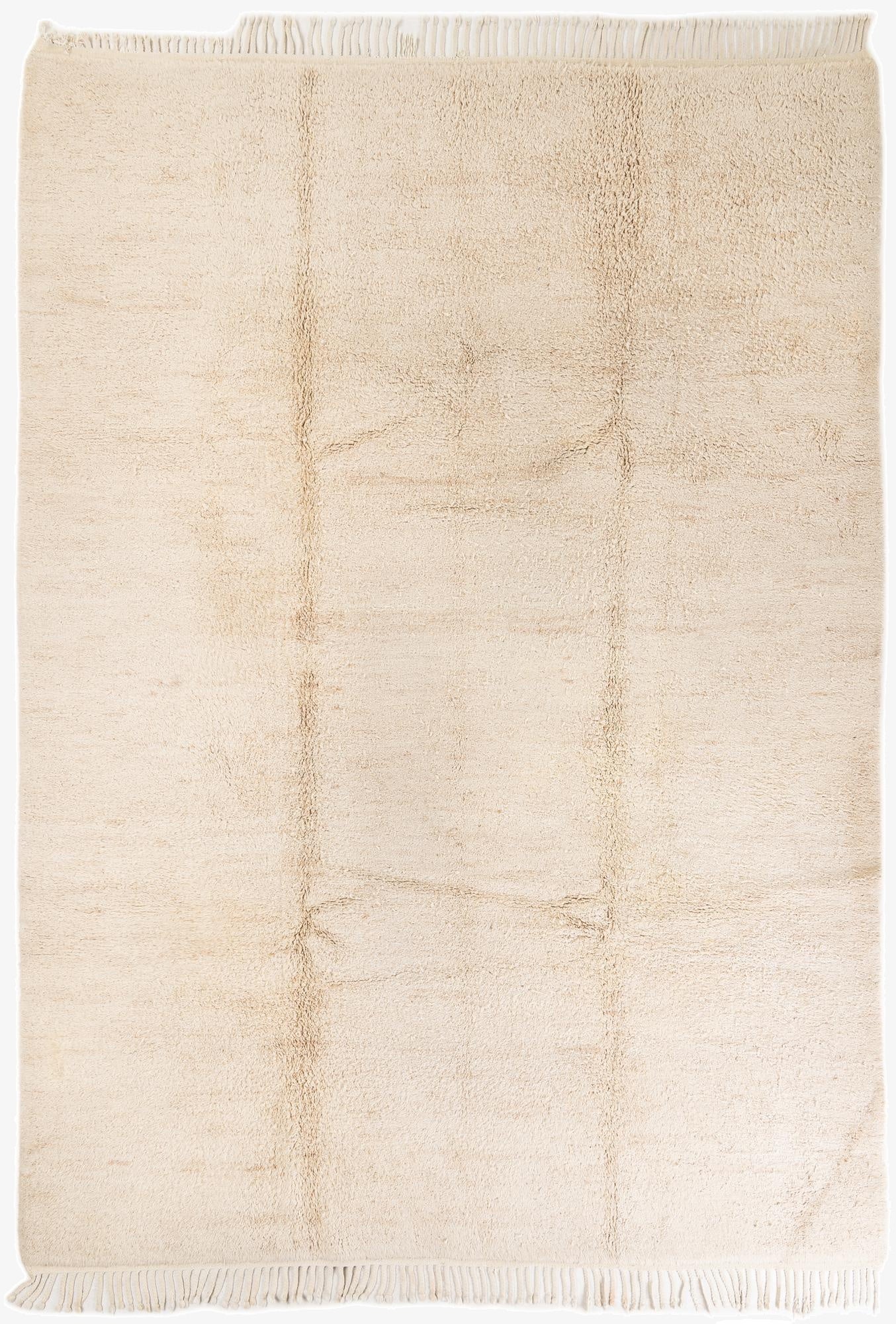 8' 1 x 11' 5  Hand Knotted Moroccan Wool Rug