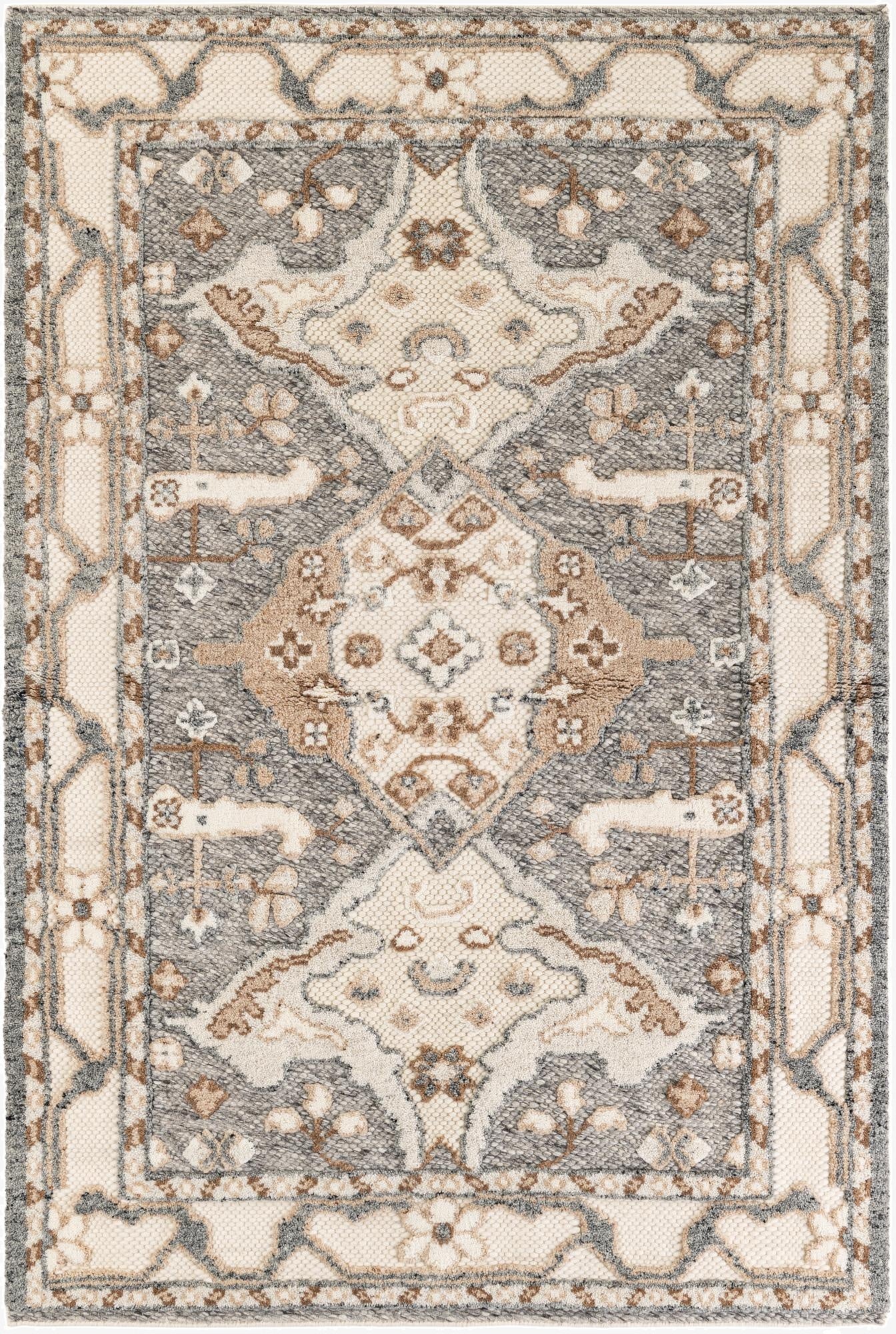 5' 2 x 7' 8  Hand Knotted Moroccan Wool Rug