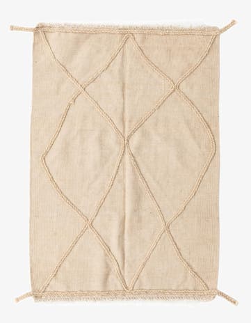 3' 6 x 4' 10 Hand Knotted Moroccan Wool Rug