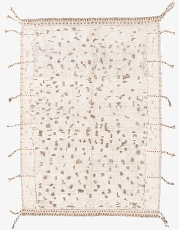 5' 2 x 7' 4 Hand Knotted Moroccan Wool Rug