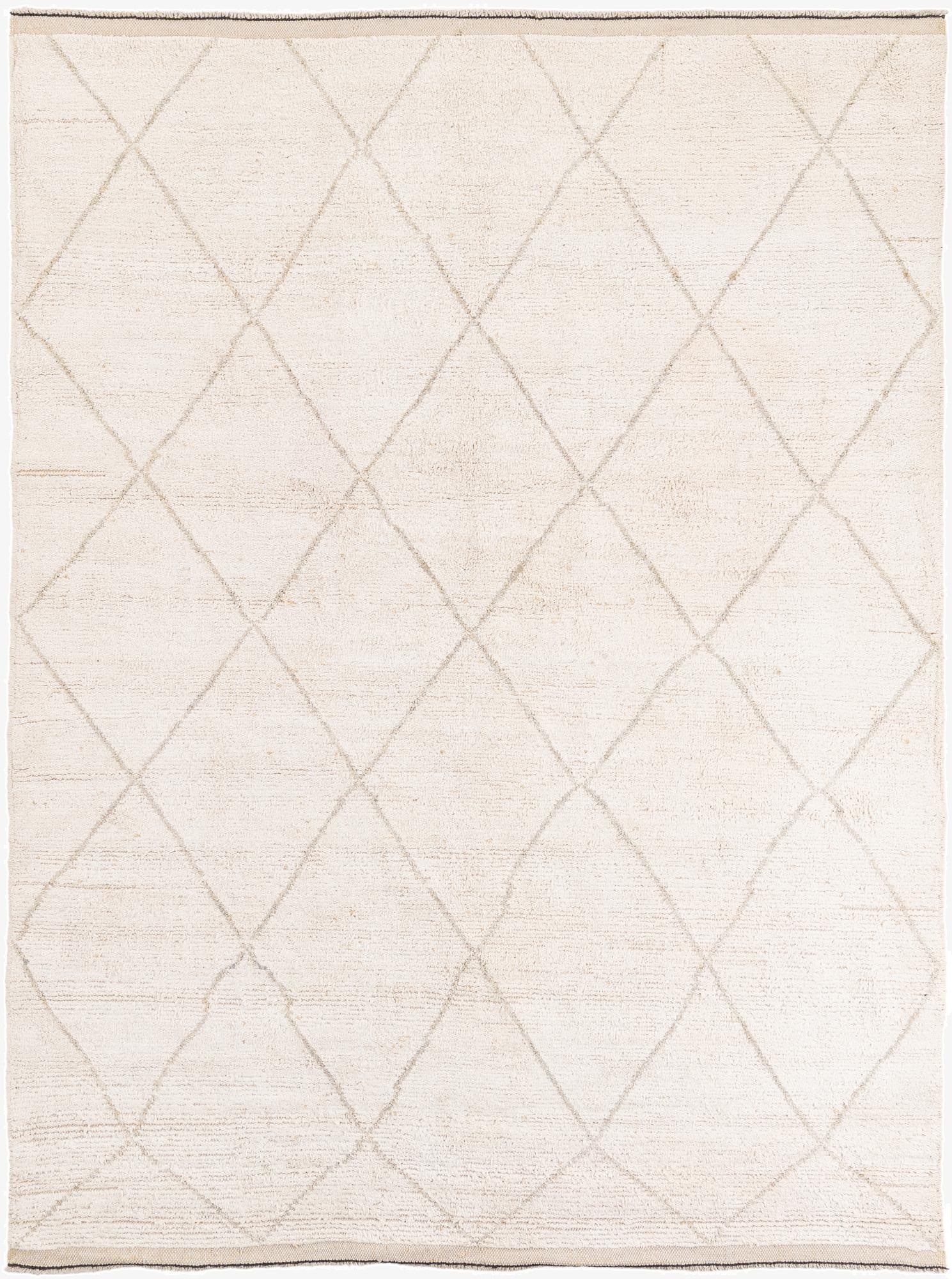 6' 8 x 8' 10  Hand Knotted Moroccan Wool Rug