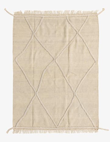 3' 5 x 4' 7 Hand Knotted Moroccan Wool Rug