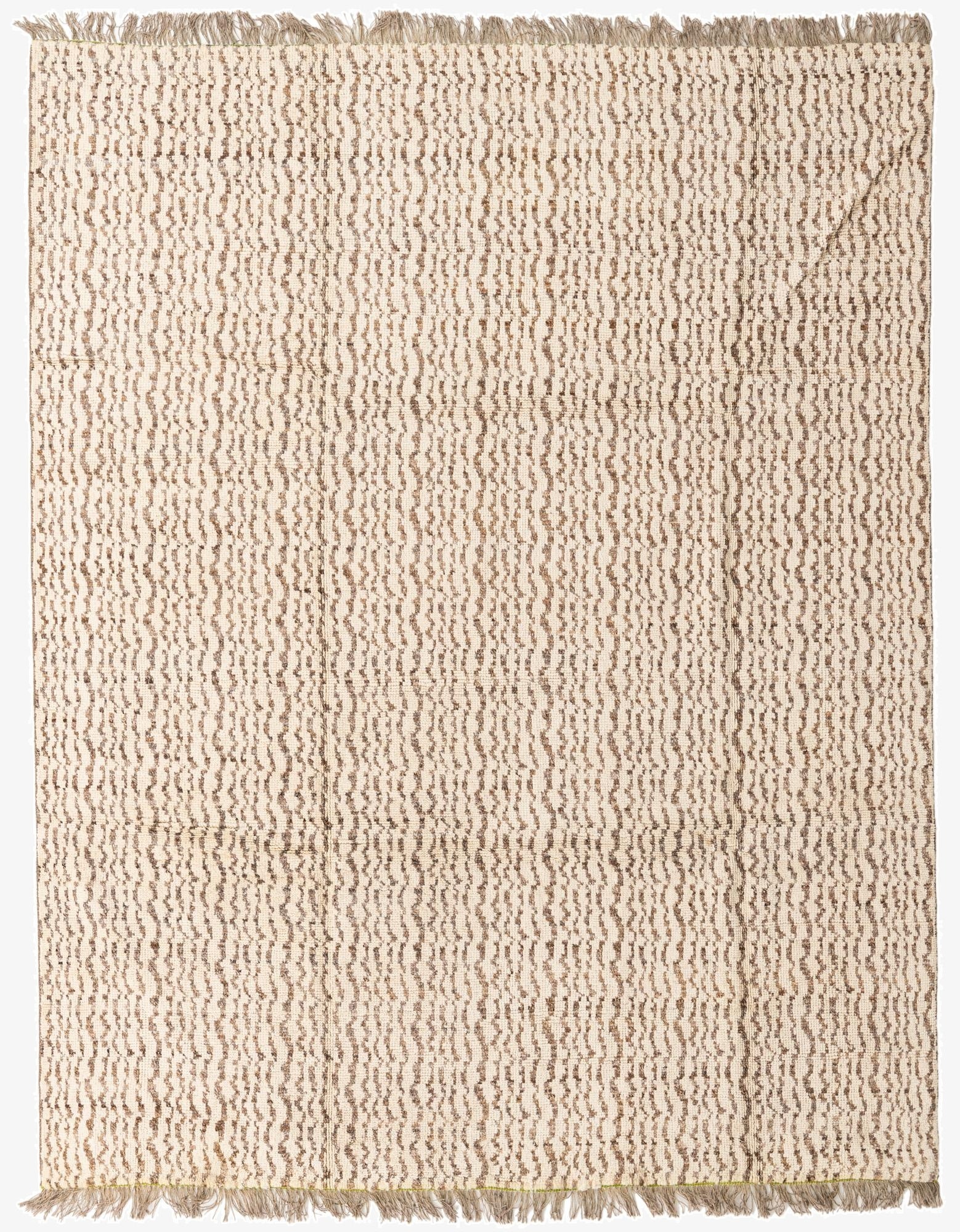 8' 2 x 10' 2  Hand Knotted Moroccan Wool Rug