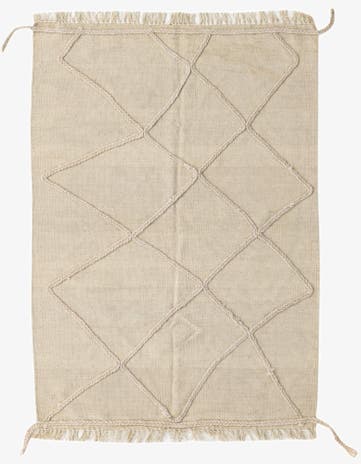 3' 5 x 4' 9 Hand Knotted Moroccan Wool Rug