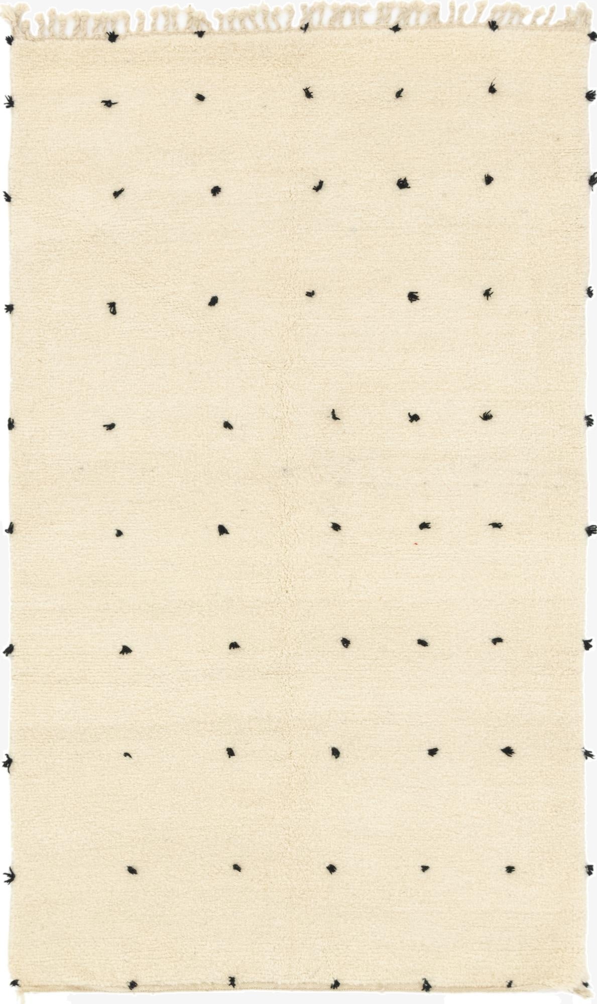 5' 2 x 8' 5  Hand Knotted Moroccan Wool Rug