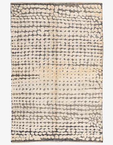 5' 6 x 8' 5 Hand Knotted Moroccan Wool Rug