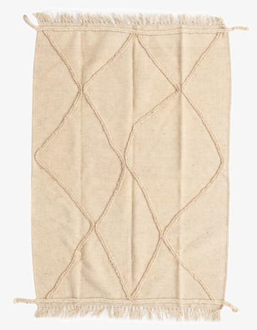 3' 6 x 4' 11 Hand Knotted Moroccan Wool Rug