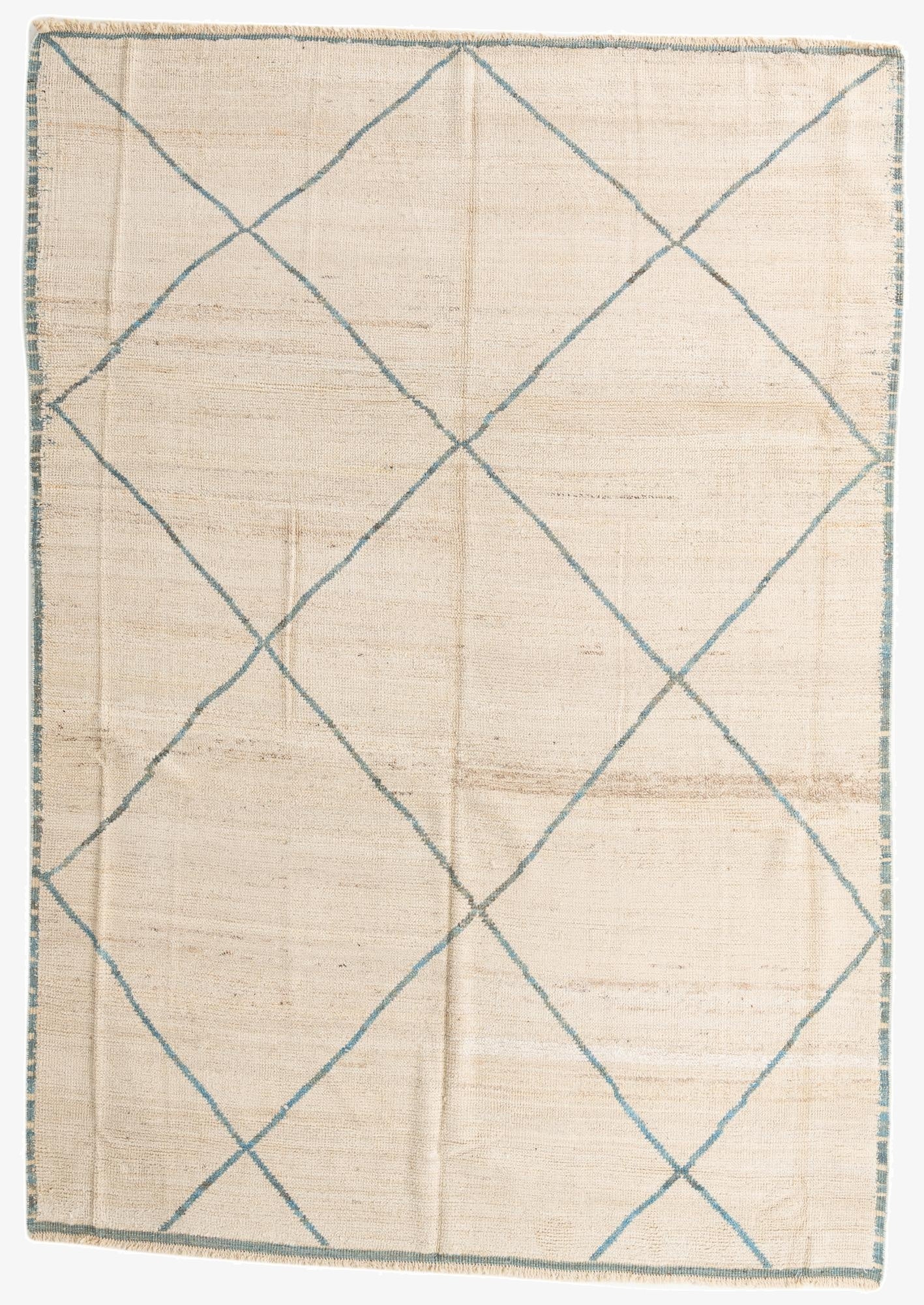 8' 9 x 12' 5  Hand Knotted Moroccan Wool Rug