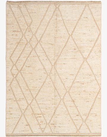 5' 7 x 7' 10 Hand Knotted Moroccan Wool Rug