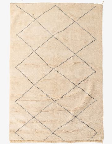 6' 10 x 10' 5 Hand Knotted Moroccan Wool Rug