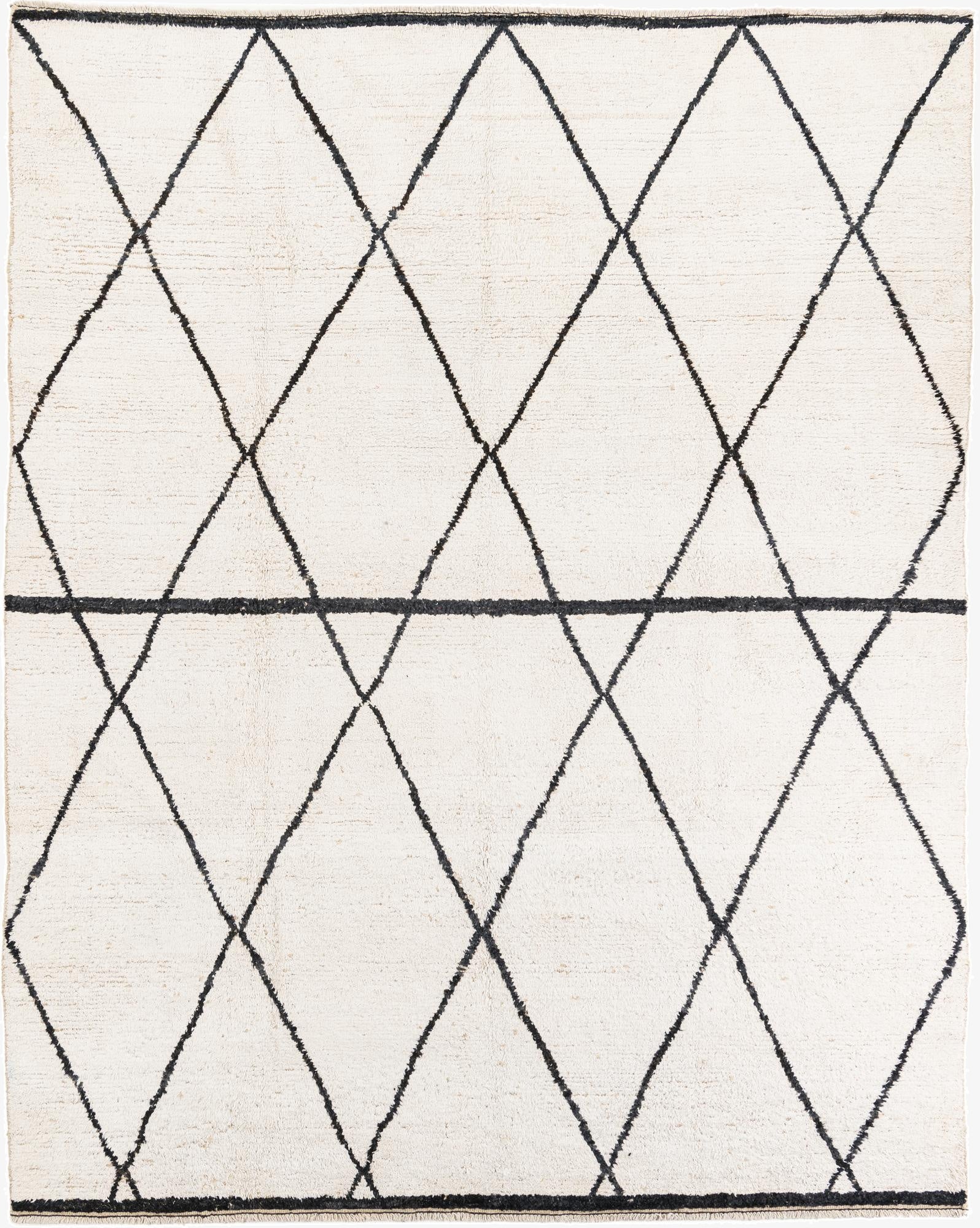 Primary image 8' x 10'  Hand Knotted Moroccan Wool Rug