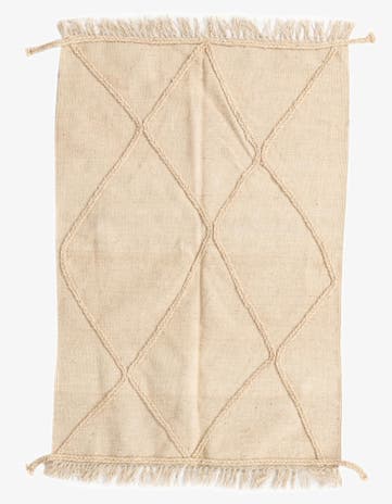 3' 4 x 5' 1 Hand Knotted Moroccan Wool Rug