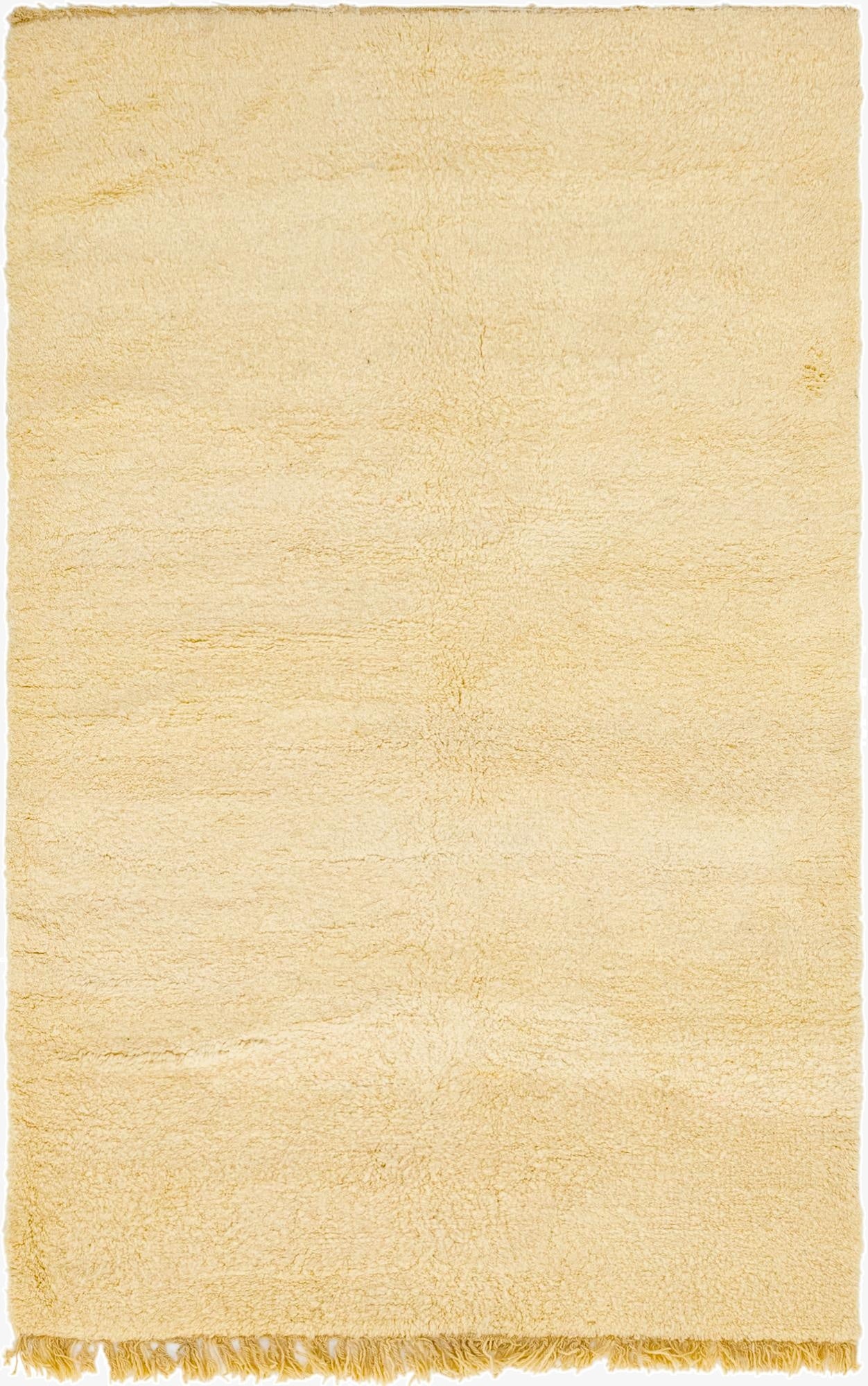 5' 3 x 8' 10  Hand Knotted Moroccan Wool Rug