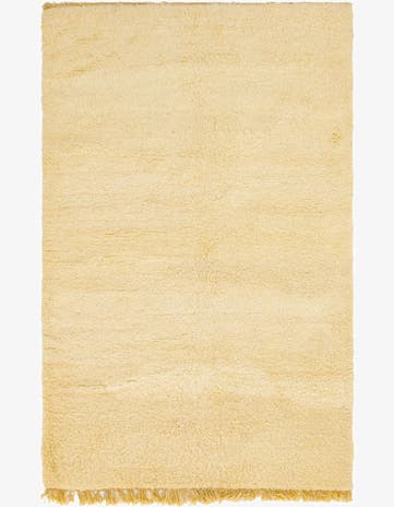 5' 3 x 8' 10 Hand Knotted Moroccan Wool Rug