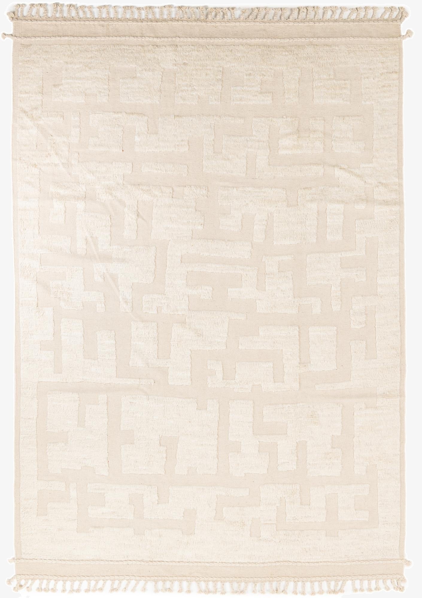 8' 3 x 11' 10  Hand Knotted Moroccan Wool Rug