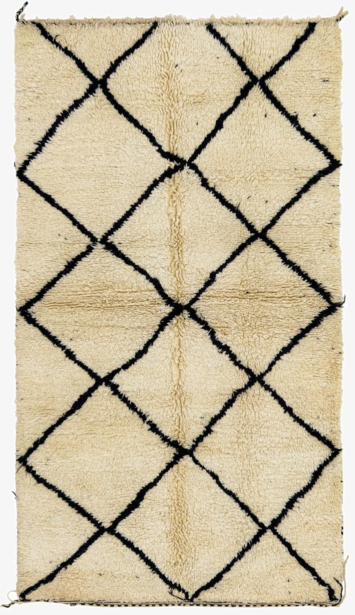 4' 10 x 8' 8  Hand Knotted Moroccan Wool Rug