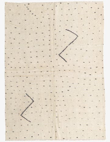 5' 7 x 7' 9 Hand Knotted Moroccan Wool Rug