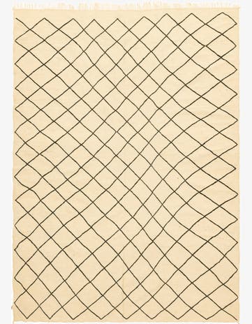 8' 10 x 12' 6 Hand Knotted Moroccan Wool Rug