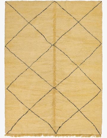 8' 2 x 11' 3 Hand Knotted Moroccan Wool Rug