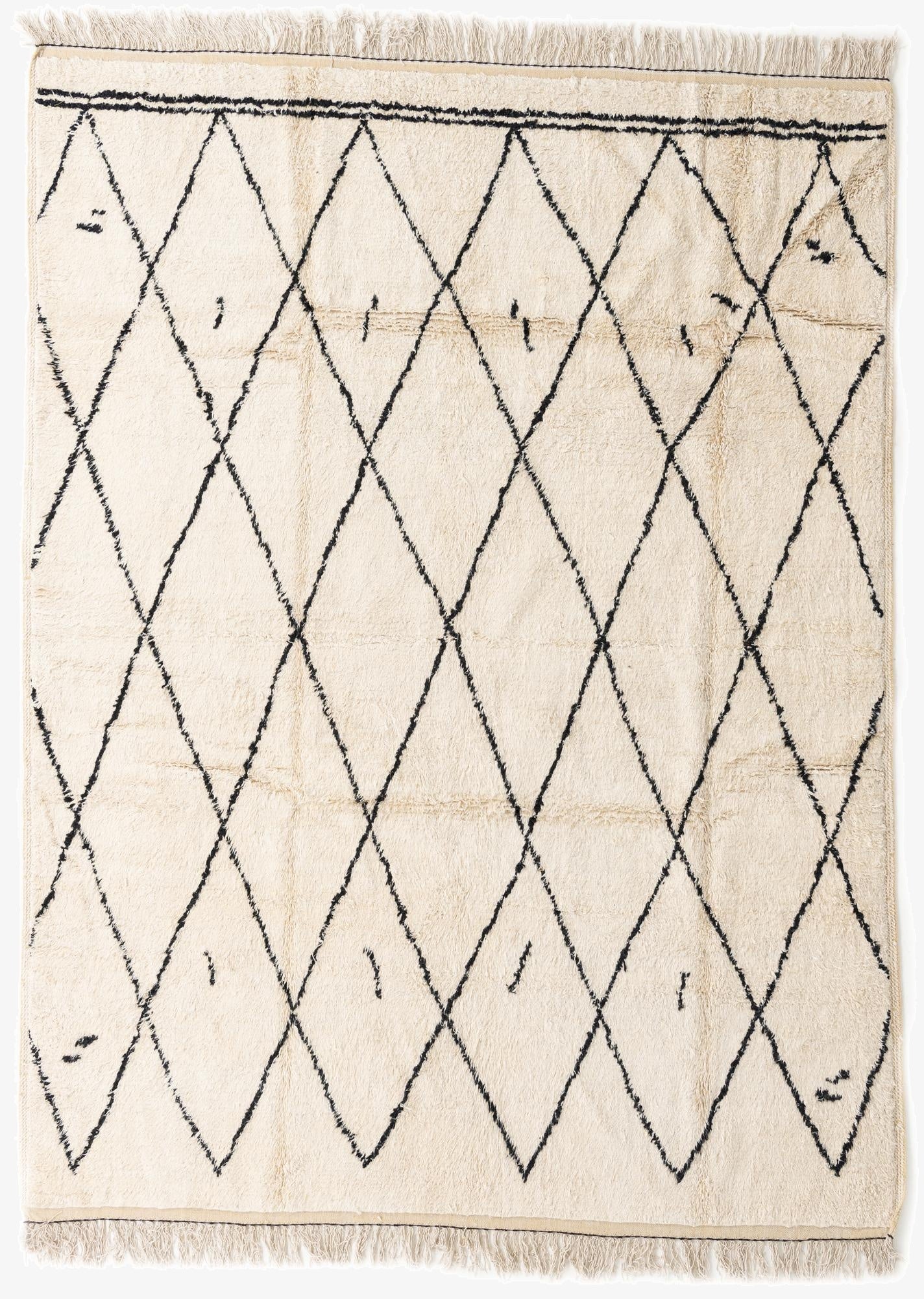 7' 10 x 10' 5  Hand Knotted Moroccan Wool Rug