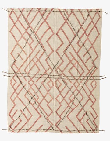 5' 9 x 7' 8 Hand Knotted Moroccan Wool Rug