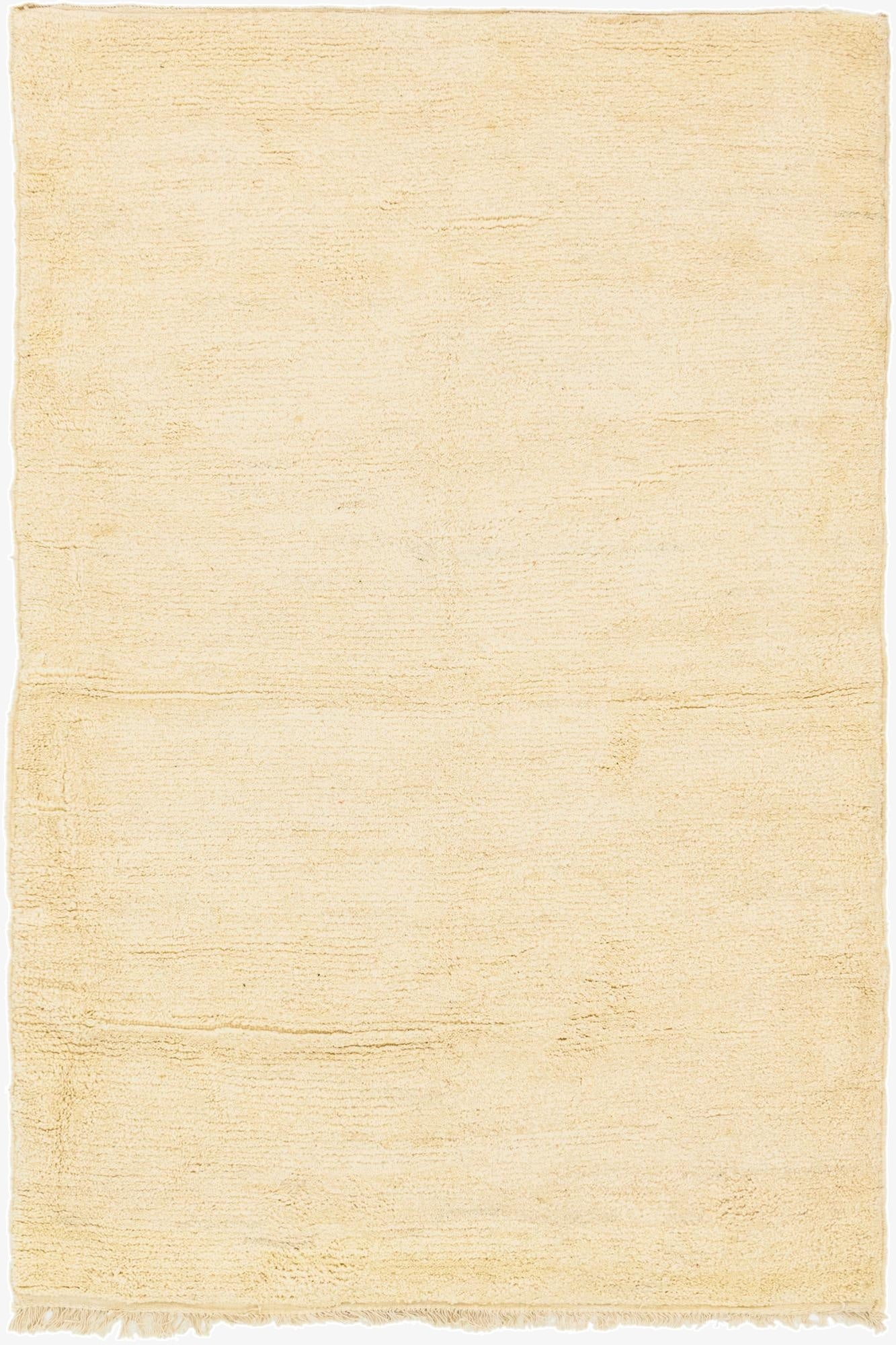 5' 5 x 8' 2  Hand Knotted Moroccan Wool Rug