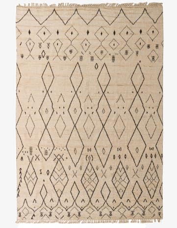 10' x 14' 4 Hand Knotted Moroccan Wool Rug