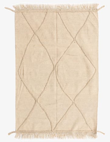 3' 5 x 5' 2 Hand Knotted Moroccan Wool Rug