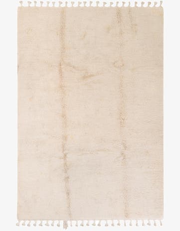 7' 1 x 10' 5 Hand Knotted Moroccan Wool Rug