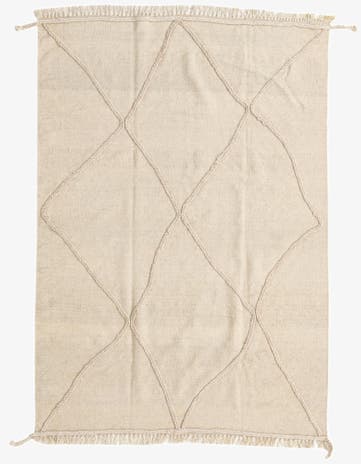 4' 2 x 6' Hand Knotted Moroccan Wool Rug