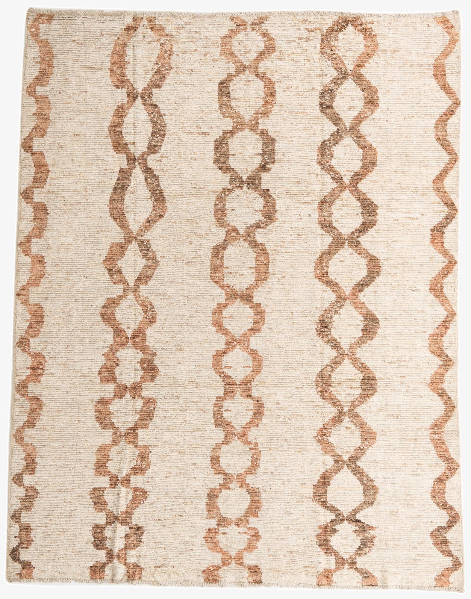 9' x 11' 5  Hand Knotted Moroccan Wool Rug