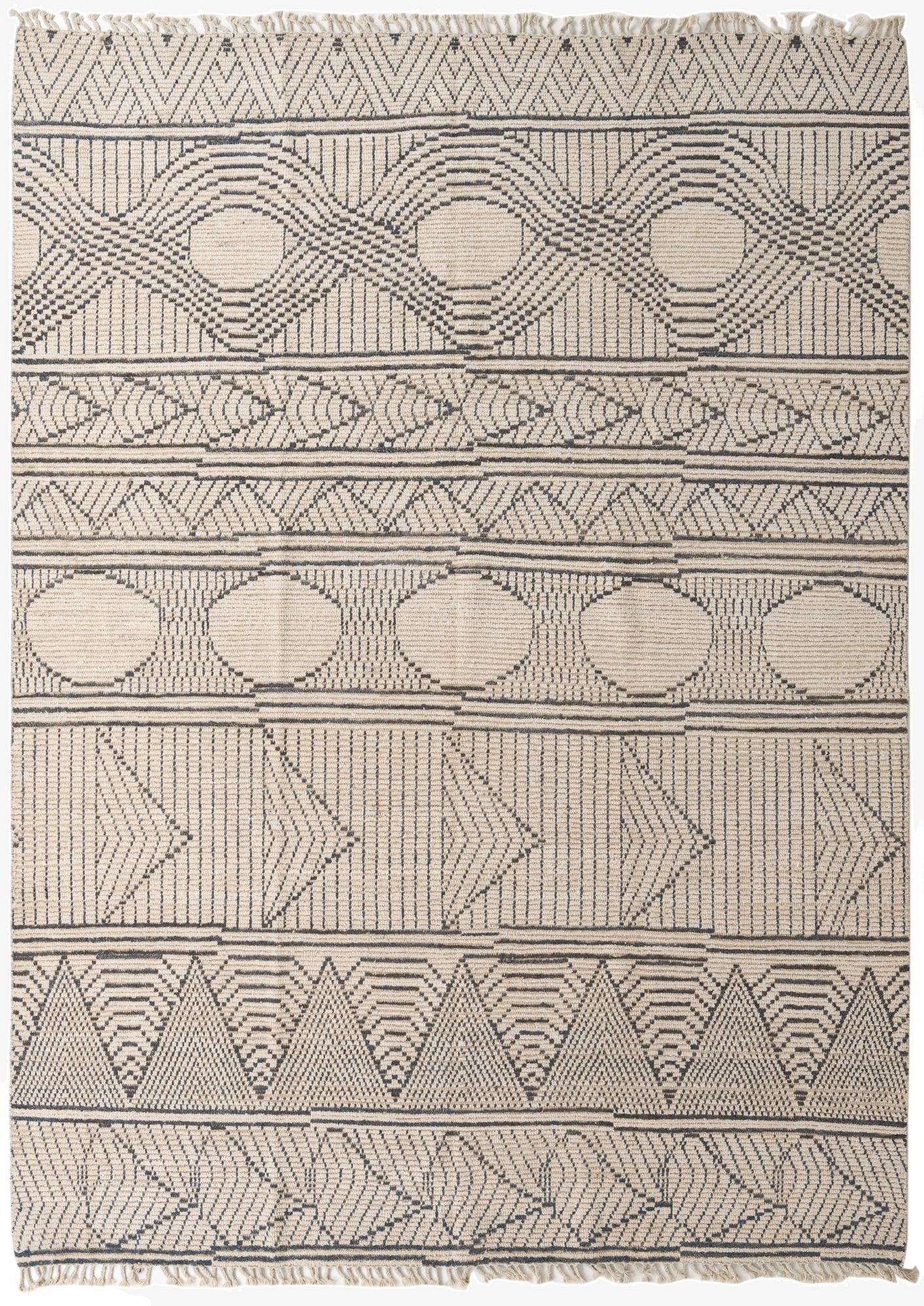 9' x 12' 3  Hand Knotted Moroccan Wool Rug